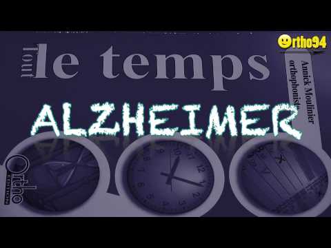 ALZHEIMER APHASIE et désorientation spatio temporelle