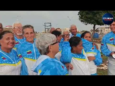 #RecreacióAbuelos del Estado Sucre participaron en juegos comunales en Mérida