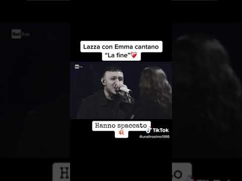 Lazza ed Emma a Sanremo serata cover