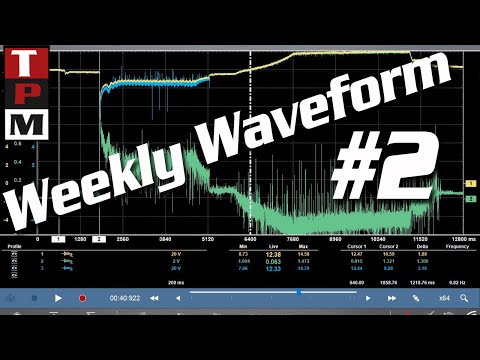 Weekly Waveform #2 - Voltage Drop testing the starting circuit