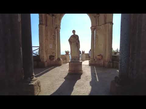 2022-10-15- Italy, Ravello -View from Villa Cimbrone Gardens/Infinity Terrace [4K60]