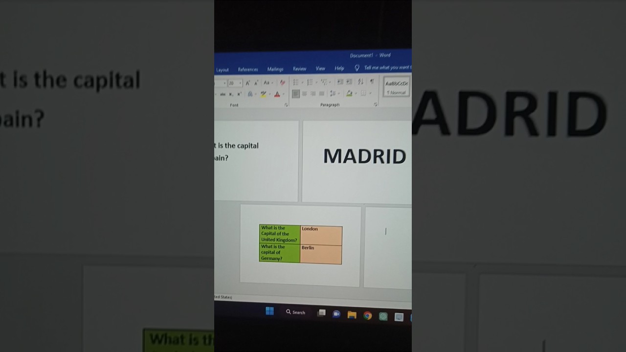 How to Make Flashcards in Microsoft Word