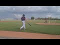 Single Against Arizona Western CC- Breaking up no-hitter