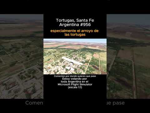 Tortugas, Santa Fe desde el Microsoft Flight Simulator #tortugas #santafe #msfs #joaha45 #argentina