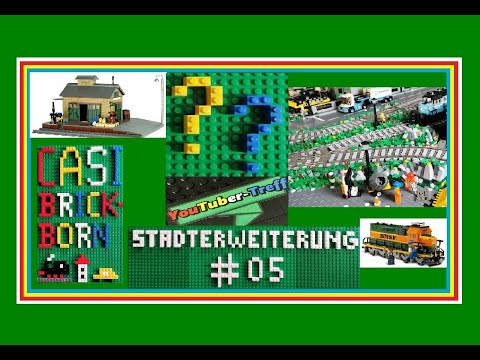 LEGO City (30) TEIL 5 STADTERWEITERUNG Güterschuppen Blue Brixx, viel Grün, SigFigs YOUTUBERTREFF?
