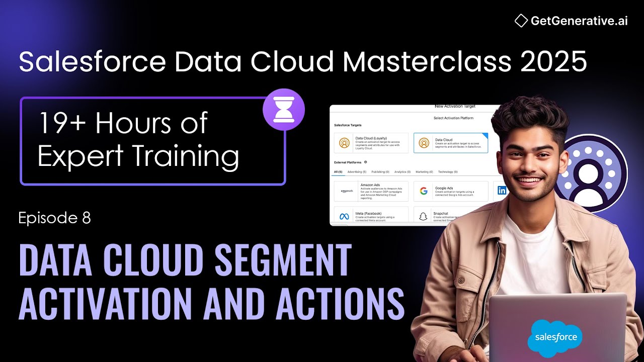 EP 8 – Salesforce Data Cloud Segment Activation and Actions Master Class | GetGenerative.ai