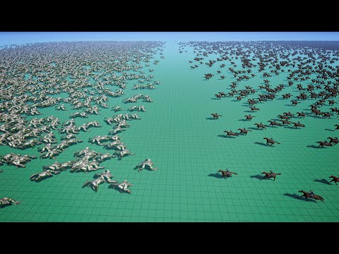 Can 20,000 Cavalry Charge kill 10,000 Werewolves ? | Ultimate Epic Battle Simulator | UEBS