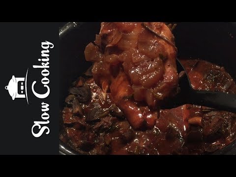 A Really Simple, One Pot Slow Cooker Chicken Chasseur