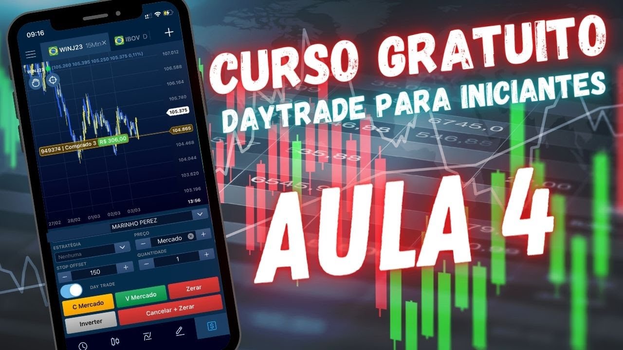 DAY TRADE PARA INICIANTES [AULA 4] COMO OPERAR PELO CELULAR