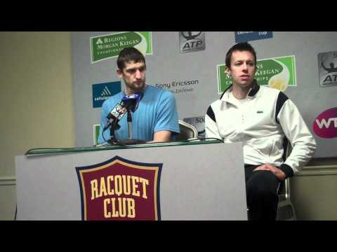 Max Mirnyi & Daniel Nestor Memphis Finals Presser