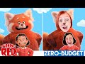 TURNING RED With ZERO BUDGET! Disney Official Trailer MOVIE PARODY By KJAR Crew!
