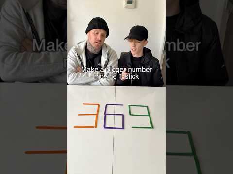 Make a bigger number moving 1 stick 🤯