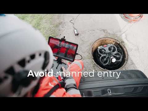 Sewer Inspection Drone: Elios 3 | Hybrid Product Video | Flyability