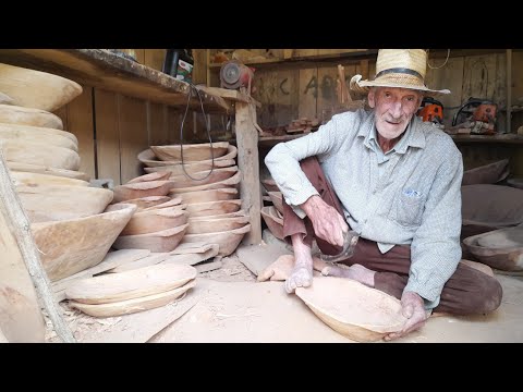 FAZENDO GAMELA DE MADEIRA A MAIS DE 70 ANOS - SEU FREDULINO DA GAMELA
