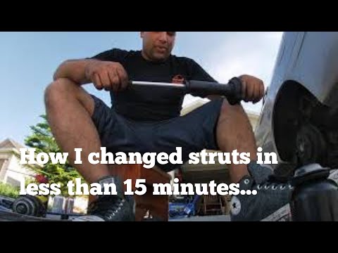 Rear Struts on Mitsubishi Lancer