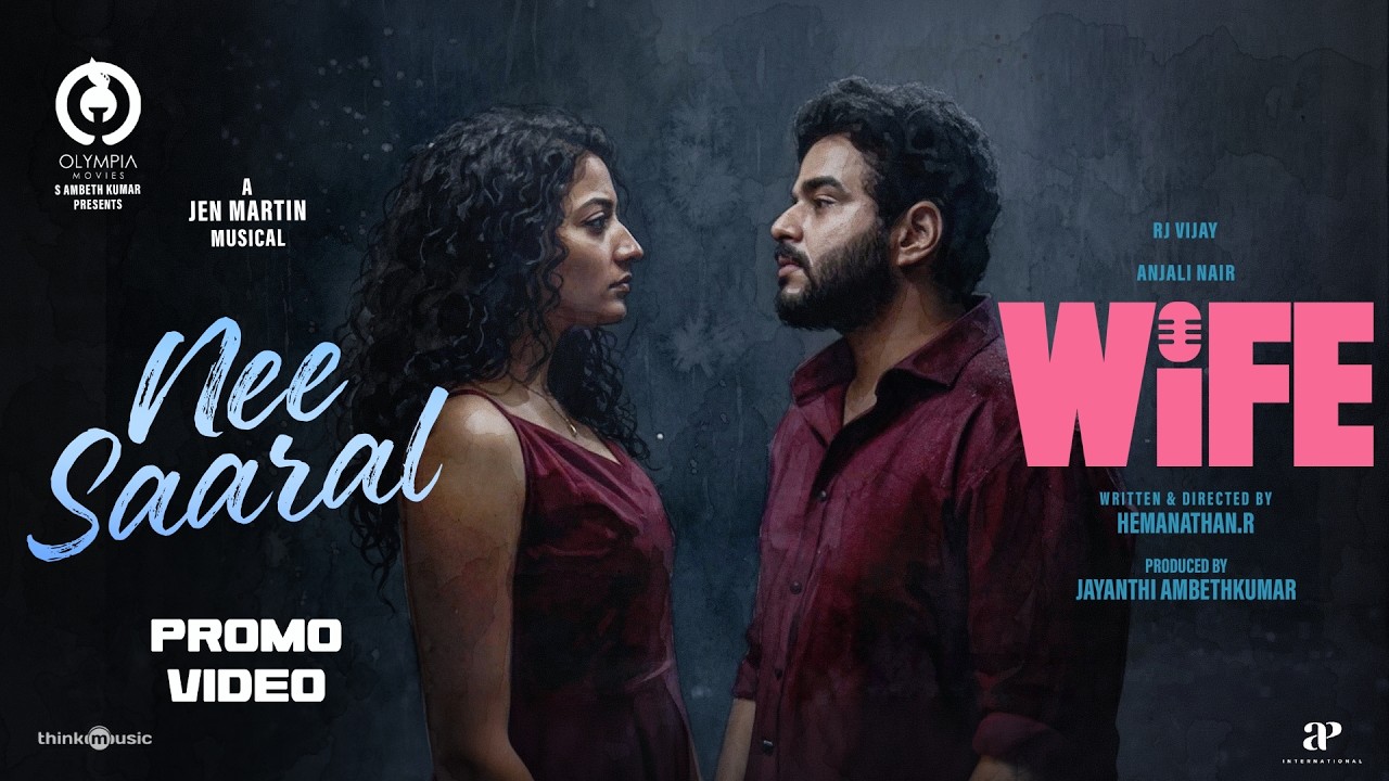 Nee Saaral - Music Video | Wife | RJ Vijay, Anjali Nair | Jen Martin | Sublahshini | Hemanathan R