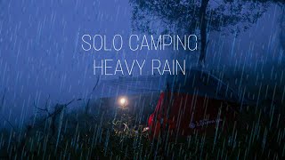 Download lagu Solo Camping Hujan Deras Dan Badai Petir • Di Kaki Gunung Slamet • ASMR mp3