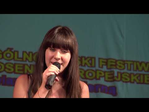 SZANTER Vanessa  z Żabic -  Festiwal Piosenki Europejskiej"CANTO CANTARE 2021" Małogoszcz - "Dłoń"