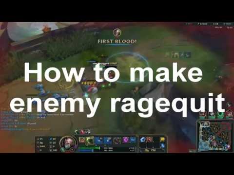 [LOL] How to Make An Enemy Ragequit
