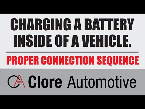 PRO-LOGIX - Connecting a battery Inside a Vehicle  - Clore Automotive