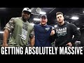 SNIFFING BACK WORKOUT ft. THE BIG BOYS | NEW APARTMENT & TESLA GAINS...