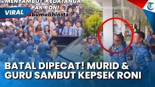 Batal Diecat! Murid & Guru Histeris Sambut Kepsek Roni Kembali ke SMP Prabumulih, Tangis Haru Pecah