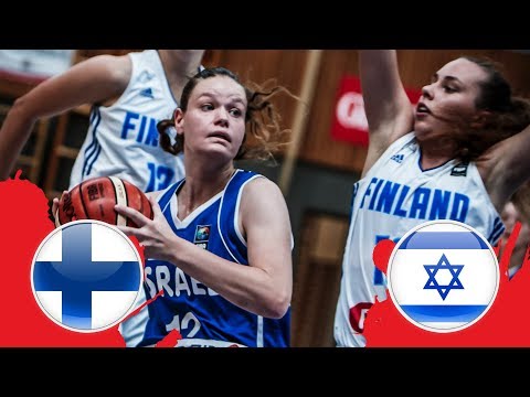 Finland v Israel - Full Game -Quarter-Finals- FIBA U18 Women's European Championship Division B 2018