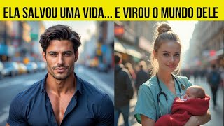 ENFERMEIRA SALVA BEBÊ ENGASGADO NA RUA SEM SABER QUE O PAI ERA O VIÚVO MILIONÁRIO MAIS COBIÇADO