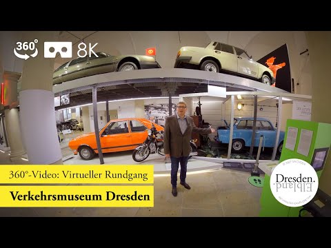 360°-Video: Rundgang durchs Verkehrsmuseum Dresden