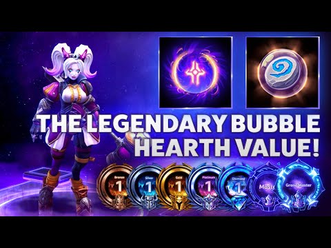 Yrel Ardent Defender - THE LEGENDARY BUBBLE HEARTH VALUE! - Hardstuck Bronze 5 Adventures 2022