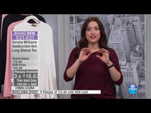 HSN | SERENA WILLIAMS Signature Statement 01.20.2017 - 03 PM