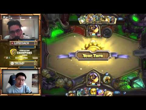 Lifecoach vs Trump  -Hearthstone Champions League-