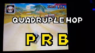 Mario Kart DS - Dry bomber quadruple-hop PRB