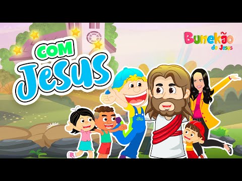 Com Jesus - Bunekão feat. Daniele Craveri - Clipe Animado