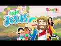 Com Jesus Bunekão Feat Daniele Craveri Clipe Animado