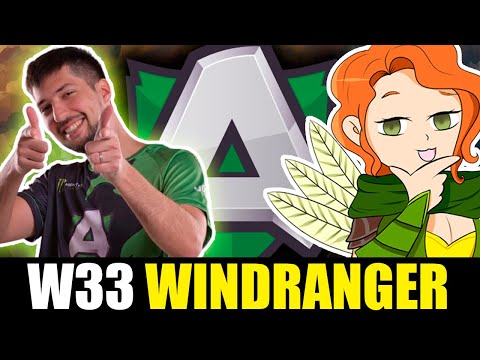 How W33 Wins With Windranger MID 🏹🎯