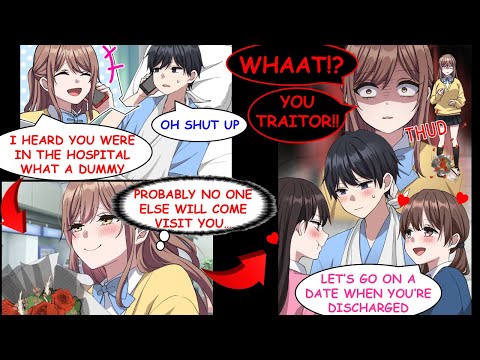 [Manga Dub] When I Was Hospitalized, Hotties Came To Visit Me, And My Childhood Friend Got Jealous.