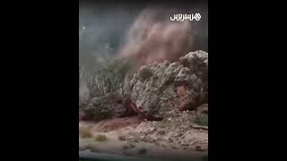 شلال قوي من السيول يتدفق بتافوغالت في إقليم بركان بفعل الأمطار الغزيرة thumbnail