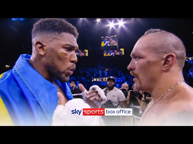 Joshua says he let himself down after tantrum in Usyk defeat