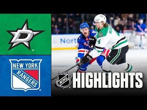 Stars vs. Rangers | NHL Highlights | December 02, 2025