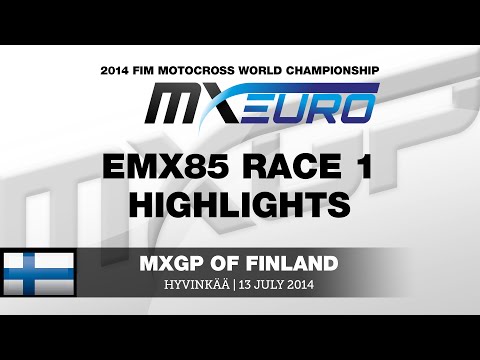 EMX85 of Finland 2014 Race 1 Highlights - Motocross
