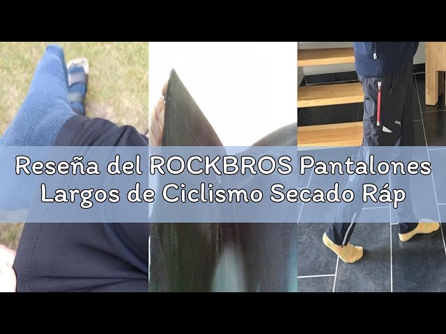Vídeo relacionado con ROCKBROS Pantalones Invierno Térmicos de Bicicleta Ciclismo para Hombre Mujer Pantalón Largo Anti Viento MTB para Deportes al Aire Libre