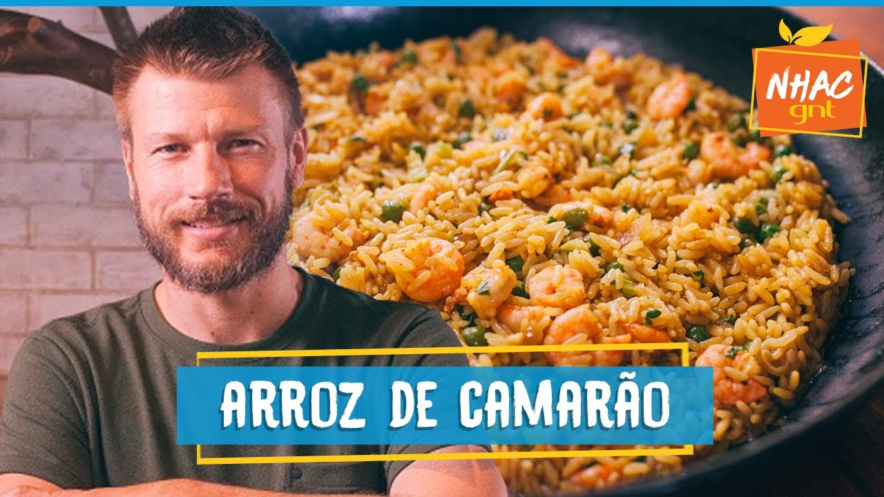 Arroz de camarão com açafrão e ervilha | Rodrigo Hilbert | Tempero de Família