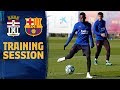 Training session to prepare the friendly match against Cartagena