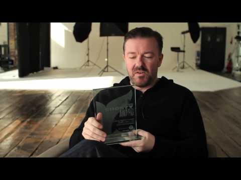 Ricky Gervais riceve uno Shorty Award 2012 (sub ita)