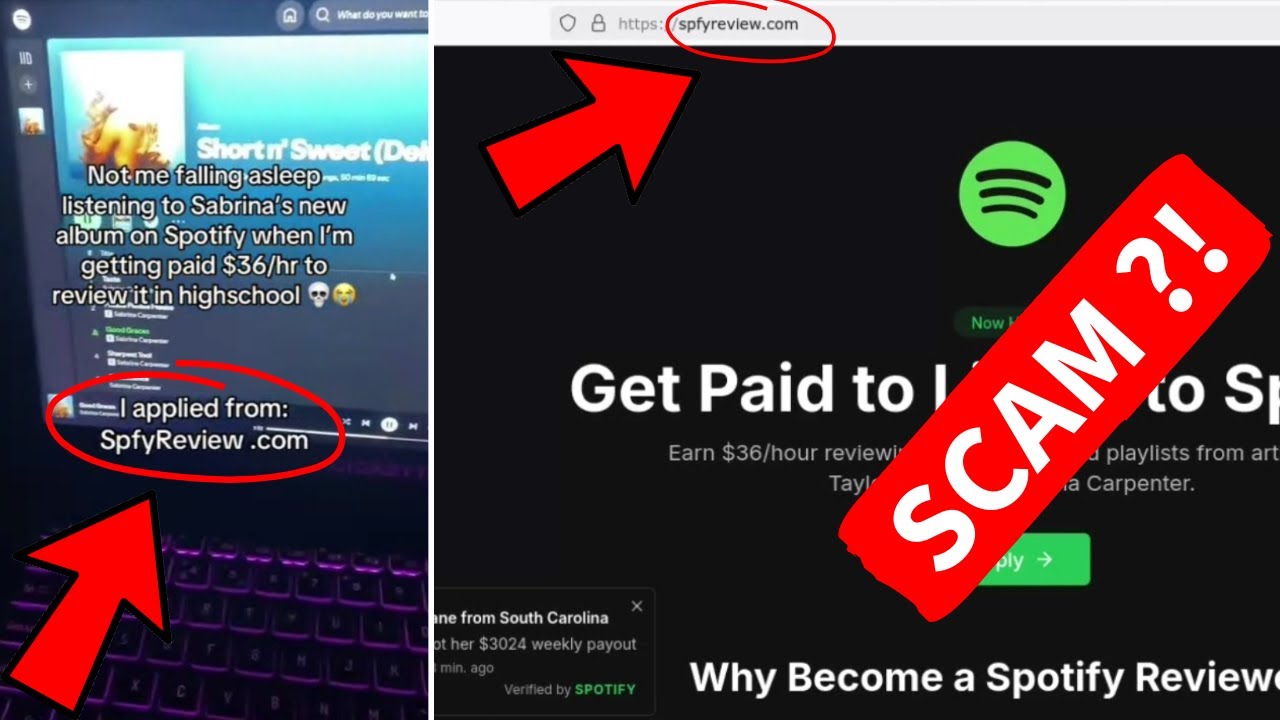 Spotify Reviewer Job Legit or Scam, SpfyReview.com & Spotifyreview.com Review