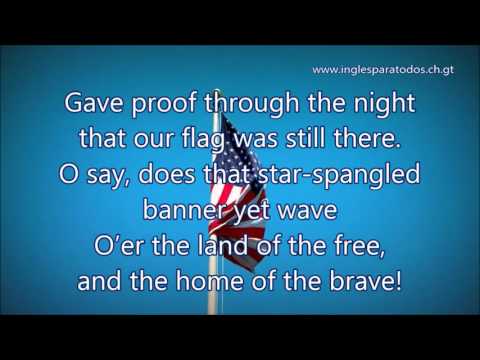 Himno de los Estados Unidos de Norte America (Lyrics)