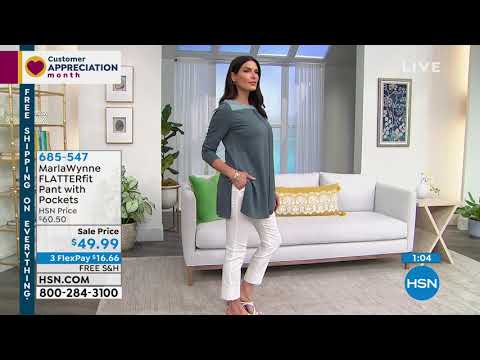 MarlaWynne FLATTERfit Pant with Pockets