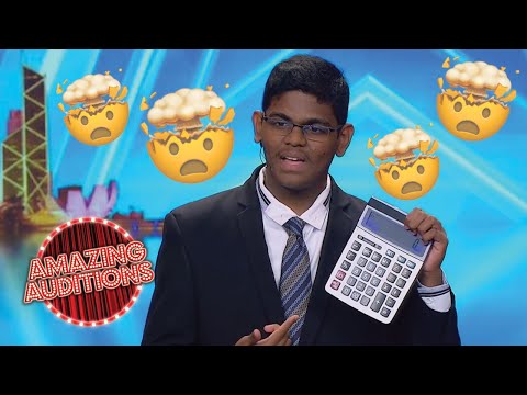 15 Year Old Teenager Is A HUMAN CALCULATOR! 🤯 | Amazing Auditions