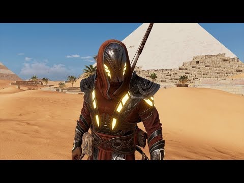 Assassin's Creed Origins Climbing The Pyramid with Isu Armor